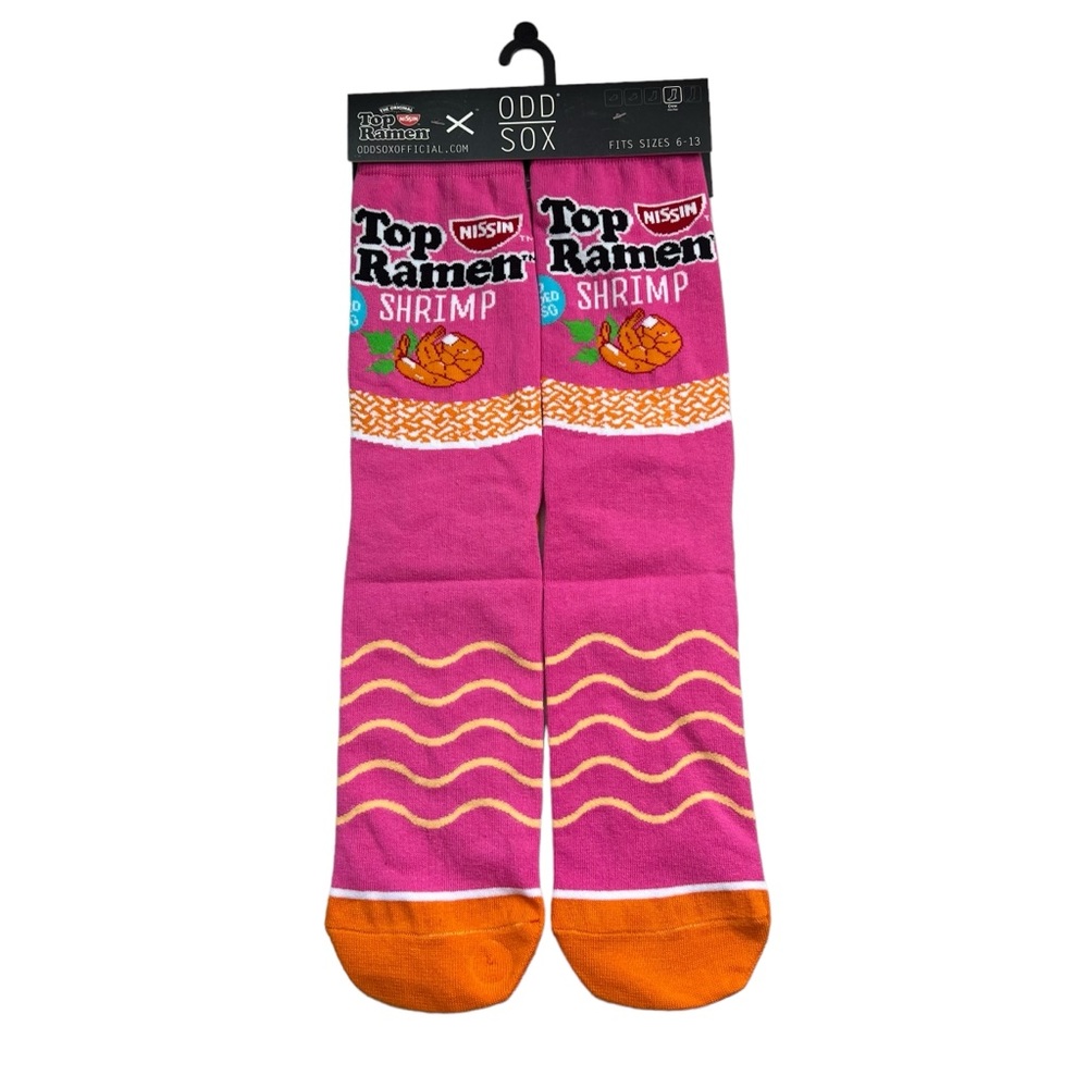 Odd Sox Top Ramen Shrimp Socks 6-13
